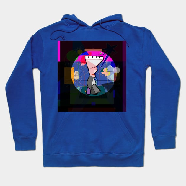 Anonymous Cartoon Hero Hoodie by momomoma